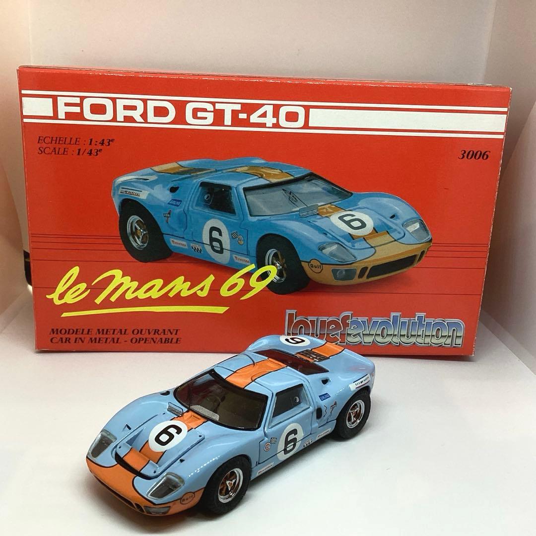 京商　Ford GT40 1/43 ジェフフォードGT40ミニカー ルマン69