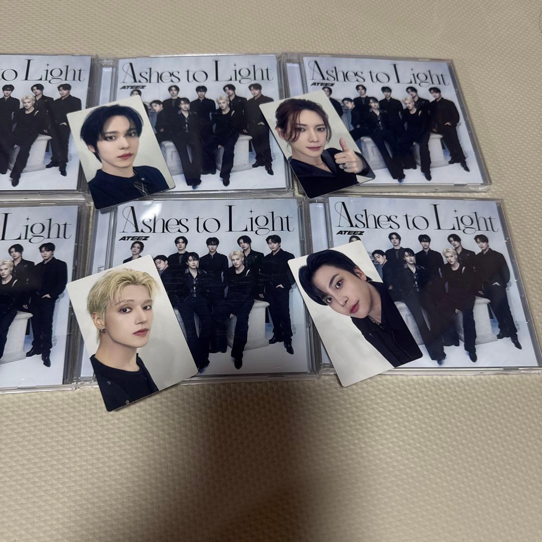 ATEEZ Ashes to Light フラッシュプライス盤 トレカ付コンプ - メルカリ