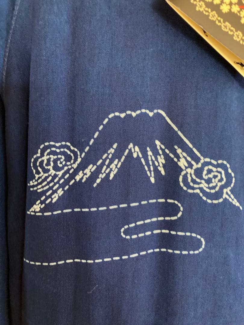 スカジャン 港商 スペシャル テーラー東洋 インディゴ 虎 富士山 鷹 激