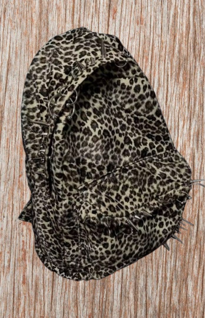 ヒョウ柄 スタッズ バックパック リュック y2k archive レオパード