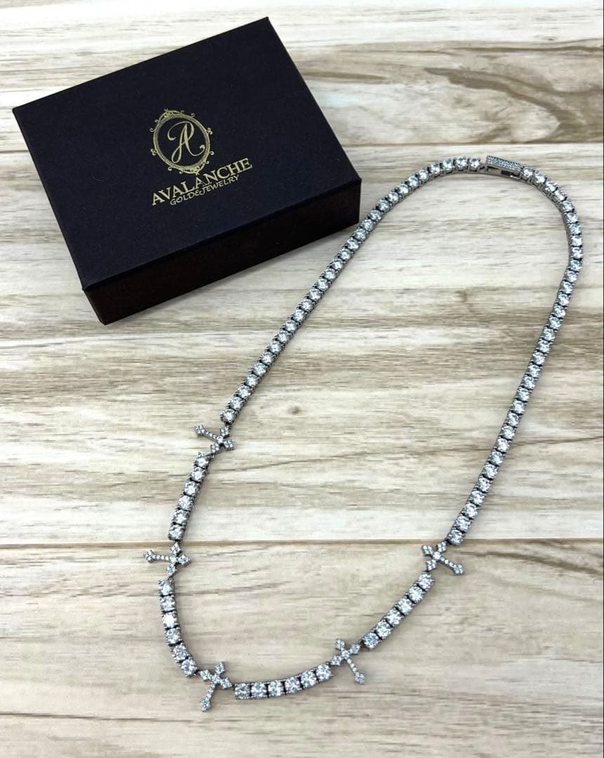 AVALANCHE アヴァランチ シルバー テニスネックレス 925