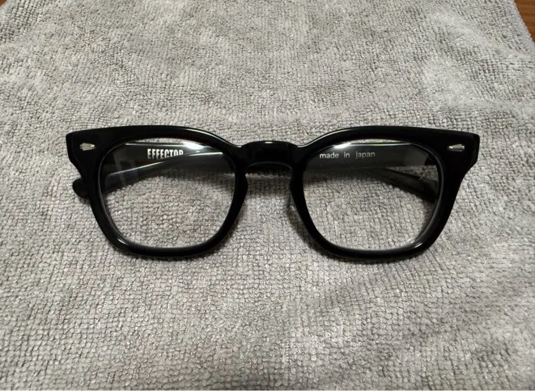 N*I様 EFFECTOR メガネ　エフェクター　CUT ブラック