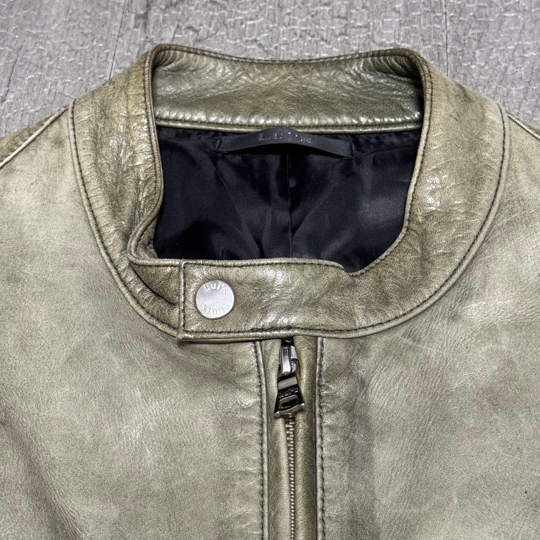90sy2k ルイスレザー ビンテージ加工 アーカイブ アメカジ 上質 激レア