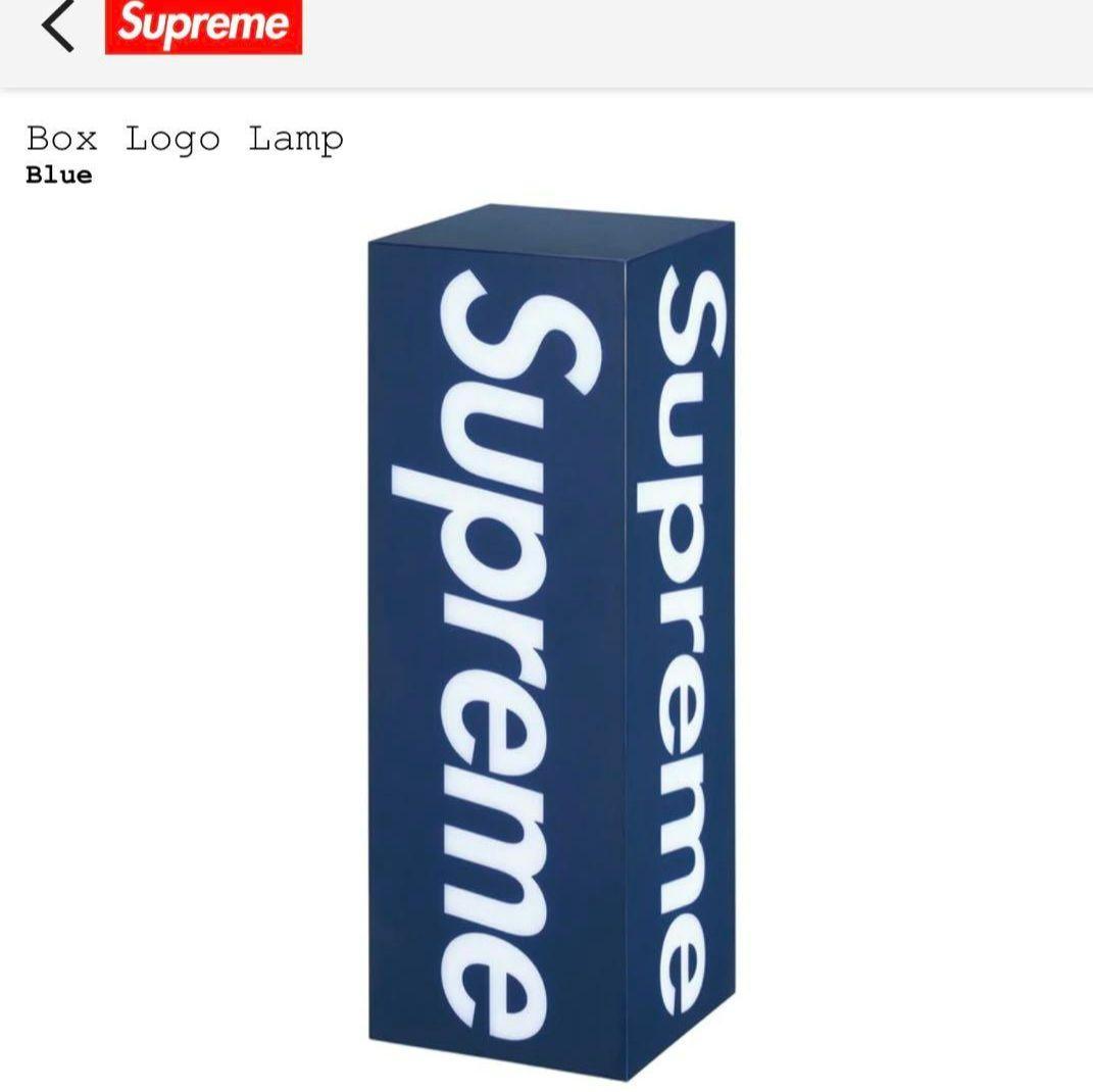 Supreme box logo lamp シュプリーム ボックスロゴ ランプ