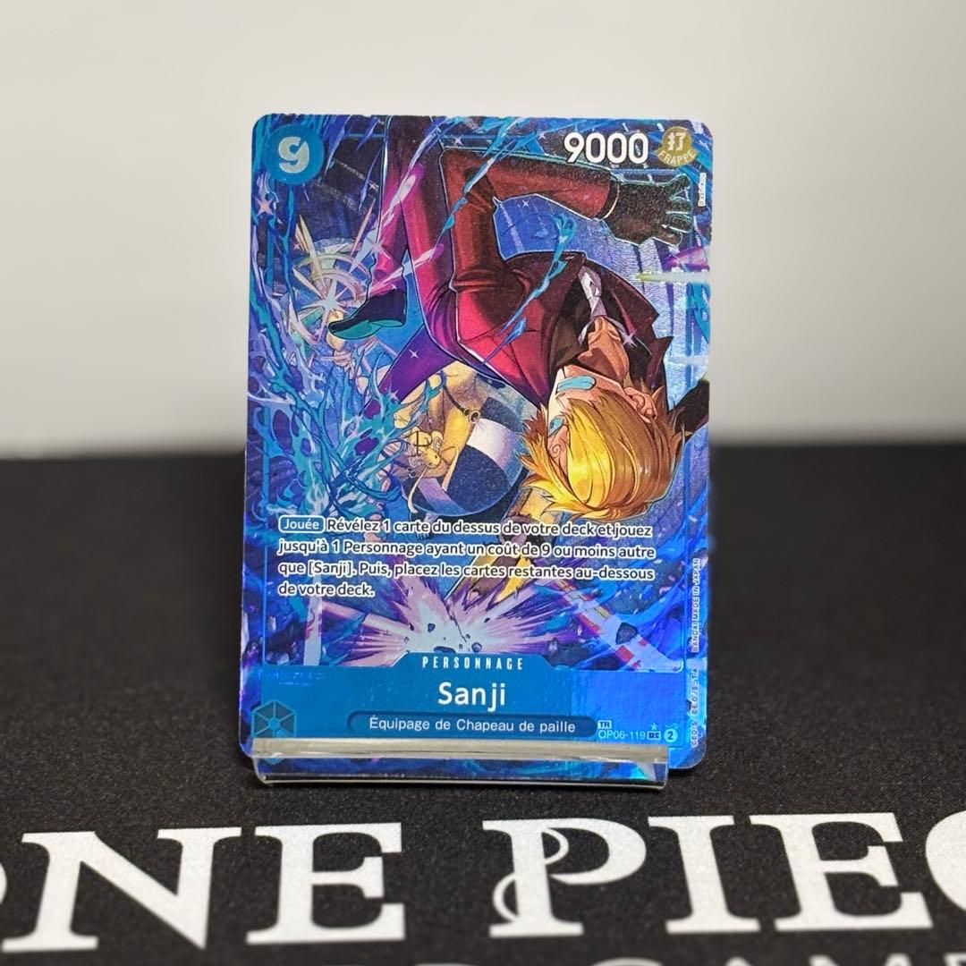 超希少】ワンピースカード フランス版 サンジ トレジャーレア フランス