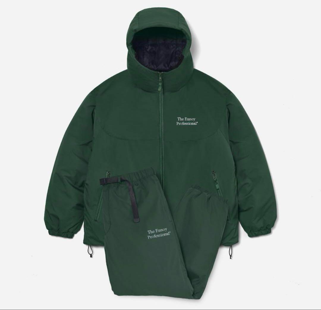 ENNOYとスタイリスト私物 PADDED NYLON SETUP GREEN