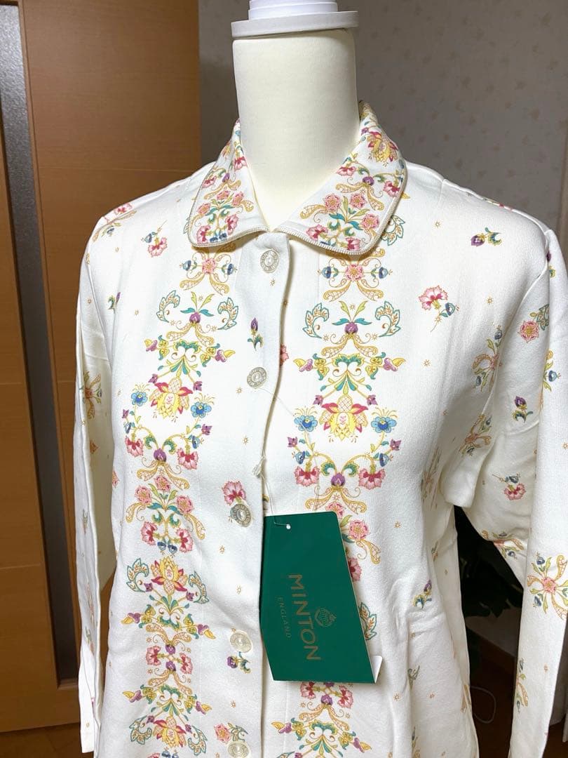 【新品未使用】ワコール ミントン 綿100%コットン パジャマM 上下 ワコール 睡眠科学と「ミントデザインズ」がコラボ パジャマ発売