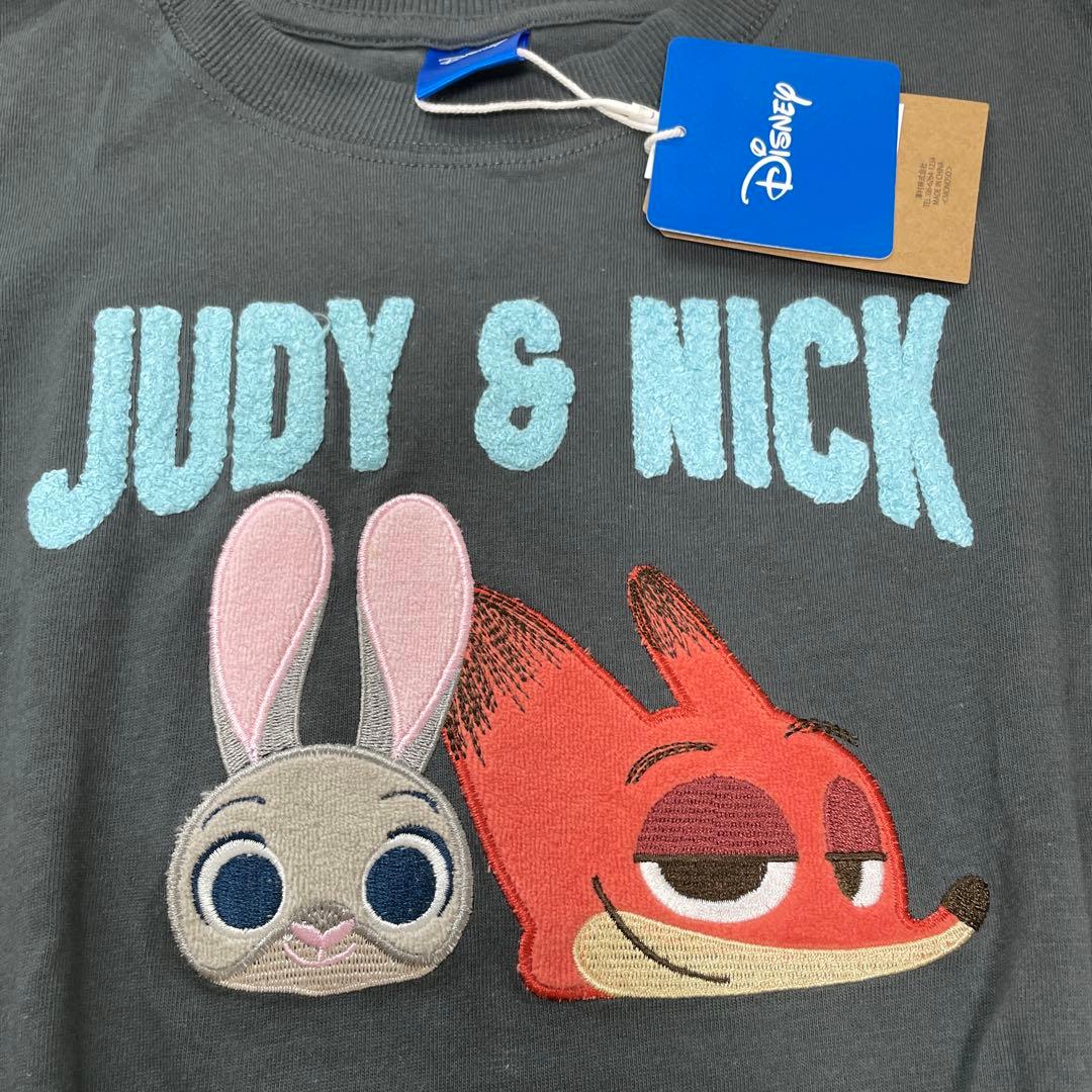 ズートピア 長袖Tシャツ ジュディホップス ニックワイルド しまむら
