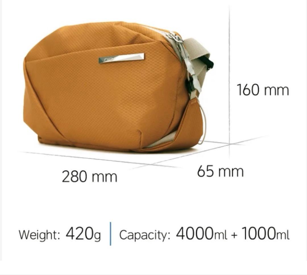 NIID NEO Nomad Sling バック（アンバーオレンジ）