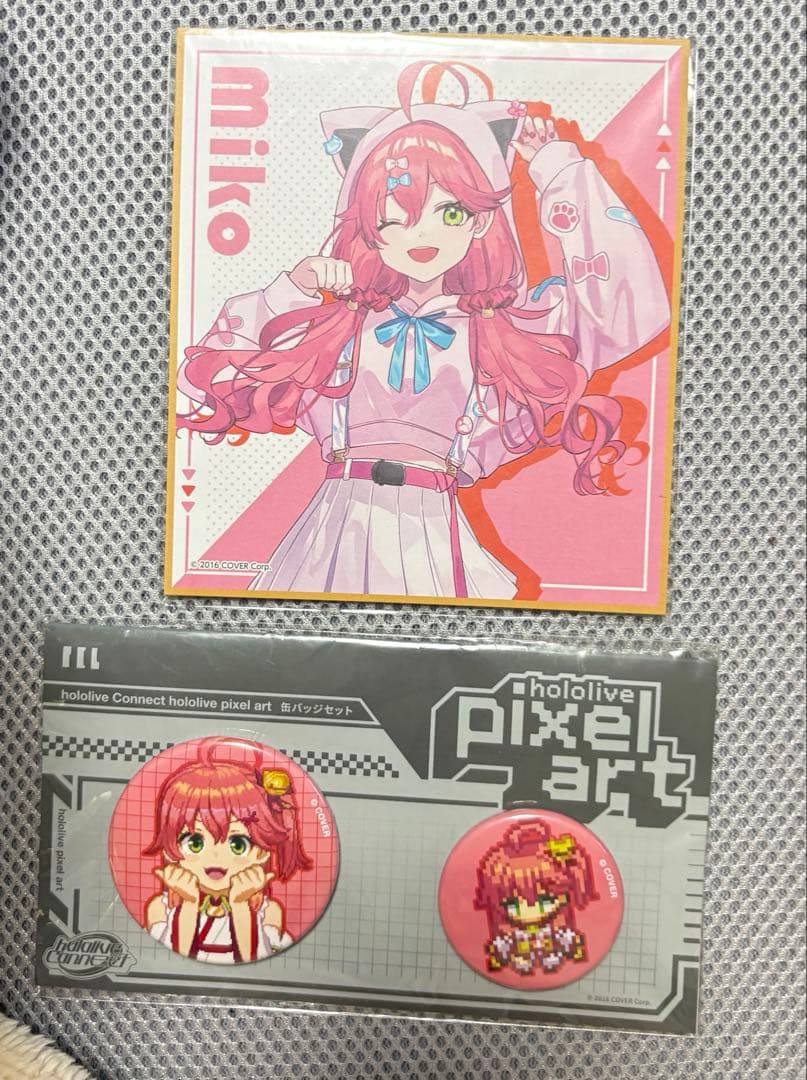 さくらみこ 色紙 缶バッジ hololive pixel art - メルカリ