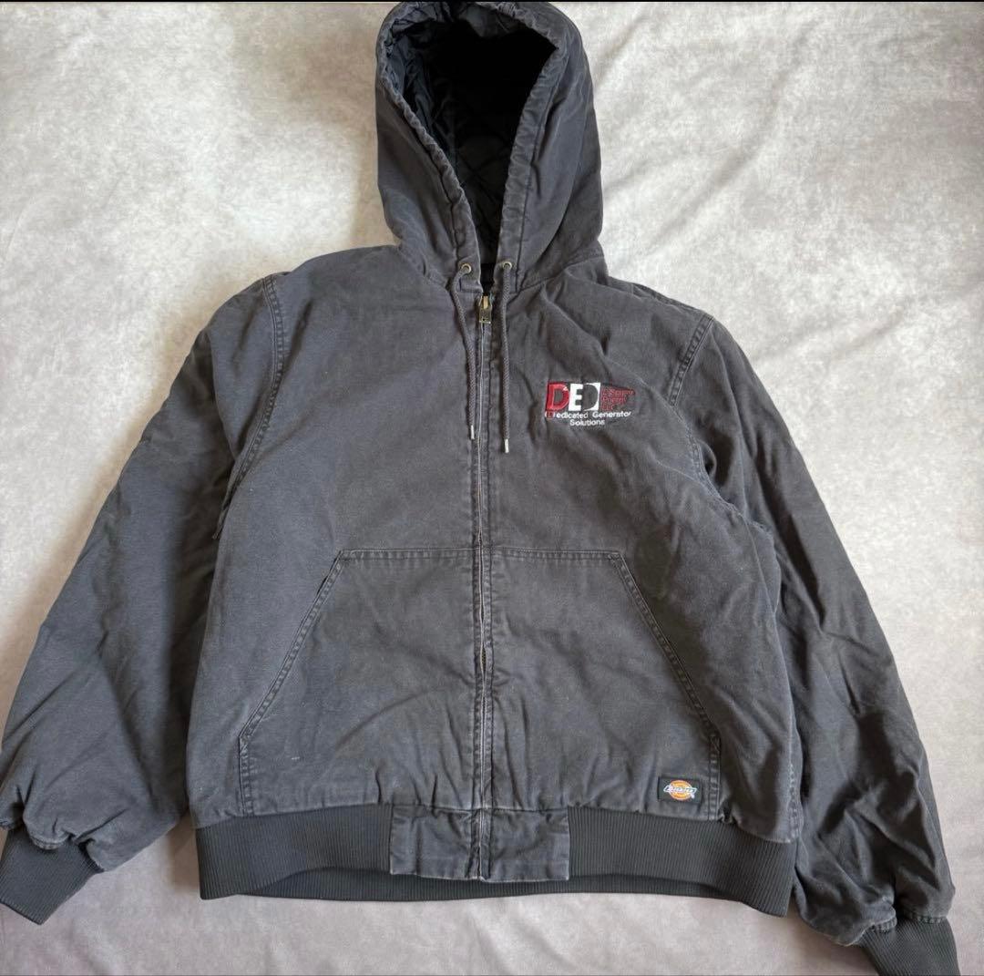 ディッキーズ アクティブジャケット ダック 企業ロゴ L Dickies/Quilt Lined Duck Active Jacket(ディッキーズ ダック