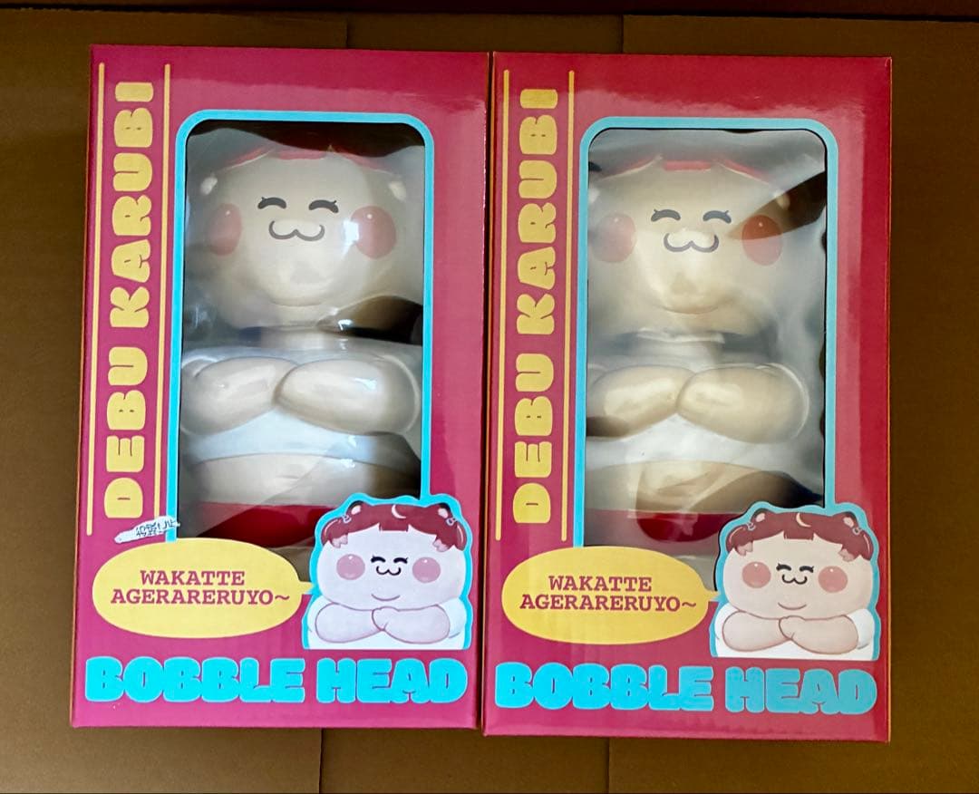 【2個】デブかるび ボブルヘッド 赤見かるび【新品 未開封】