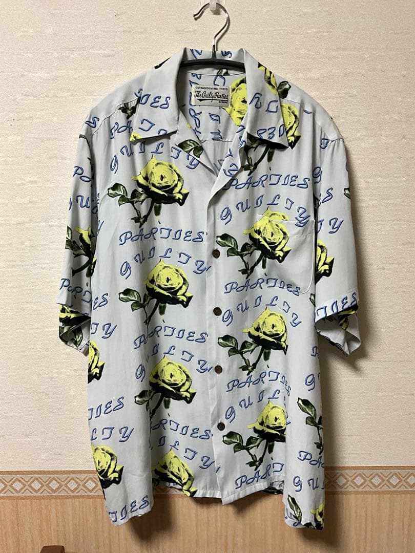 WACKO MARIA ワコマリア　22SS 薔薇　アロハシャツ ワコマリア 2022年春夏コレクション、米ホラー映画やボブ・ディランら