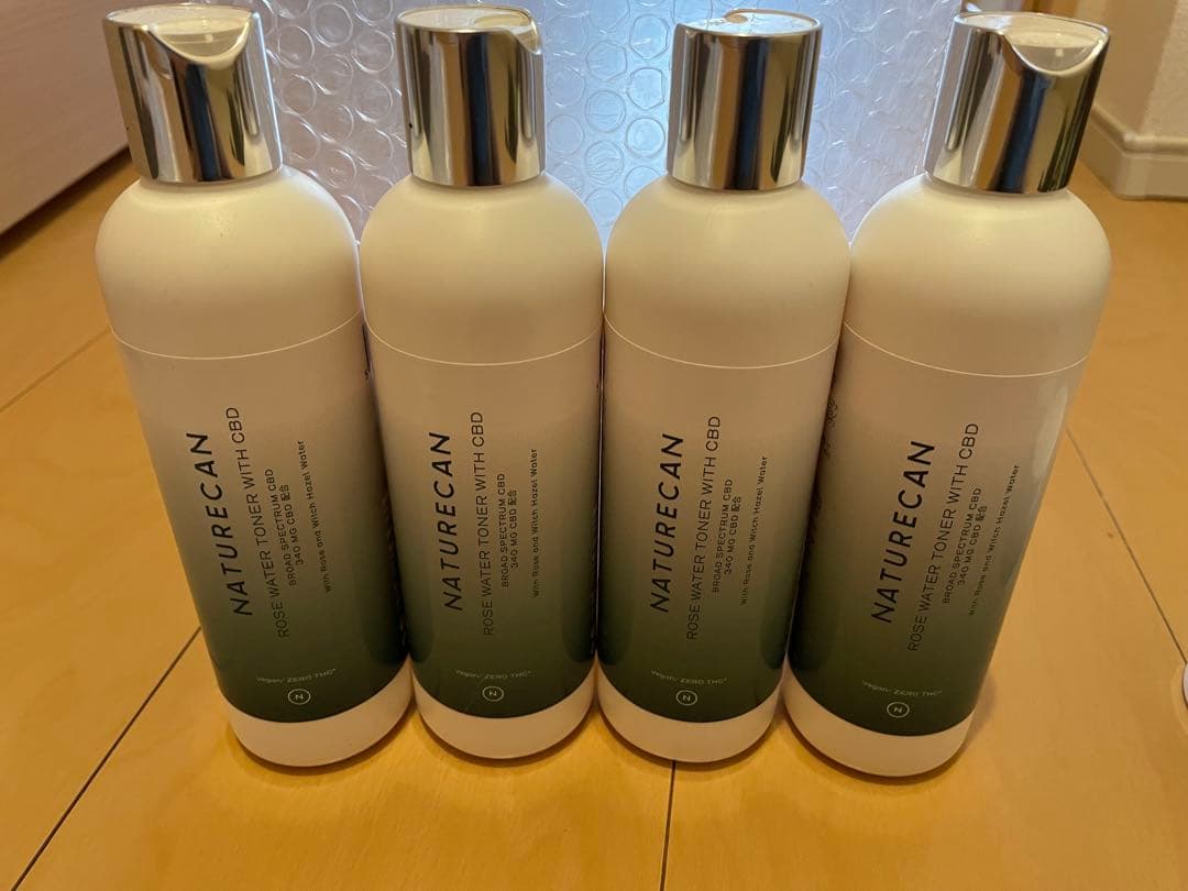 ネイチャーカン　CBD配合　ローズウォータートナー Naturecan CBD ローズウォーター化粧水 & モイスチャライザー レビュー