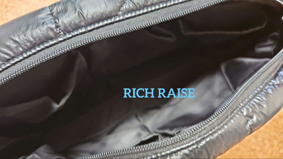 新品未使用】完売品 リッチレイズ マザーズバッグ ブラック - メルカリ
