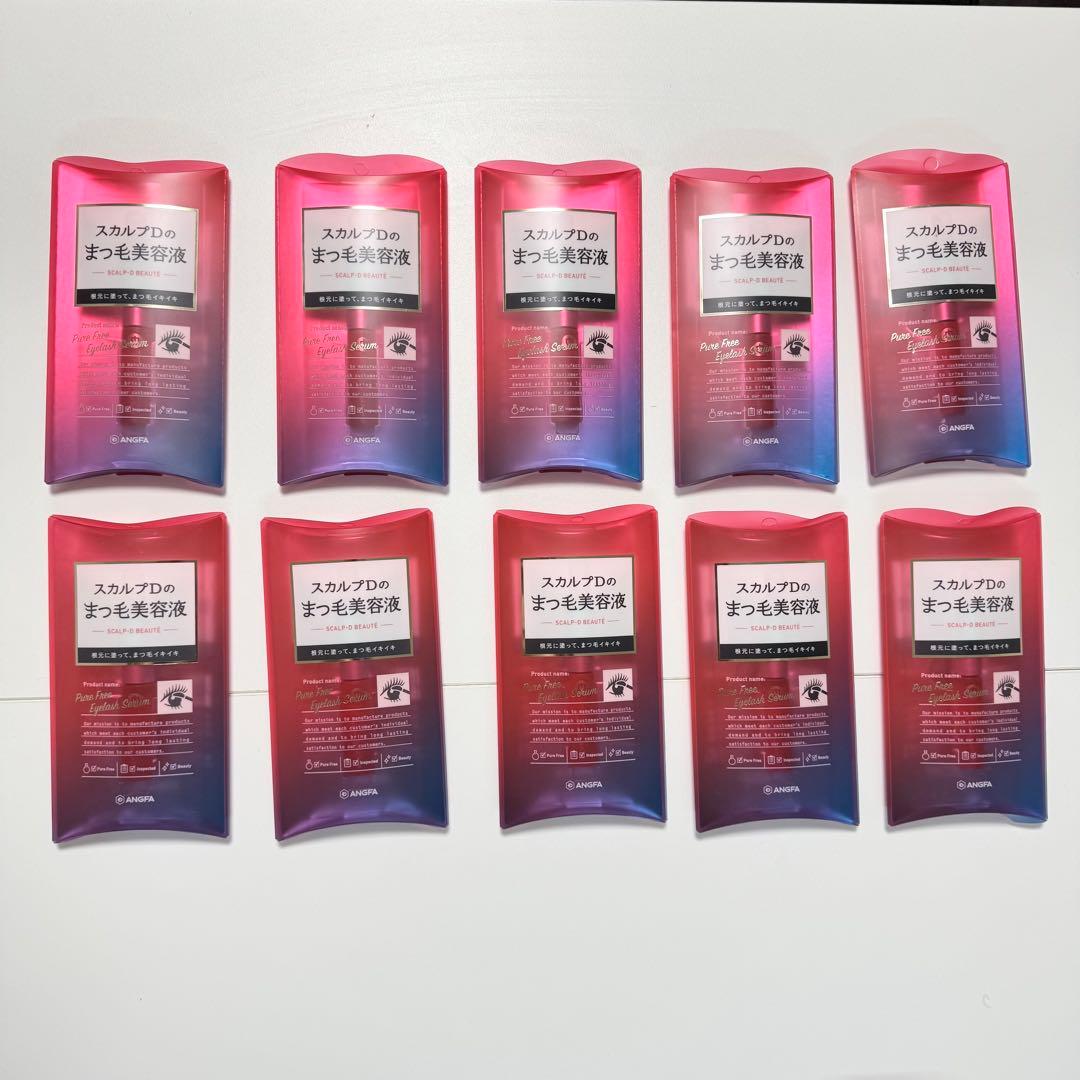 ANGFAアンファースカルプDまつ毛美容液6ml【新品】【お得10個セット】