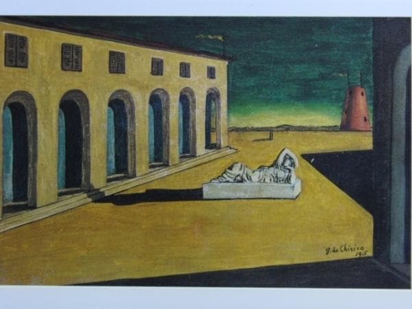 Giorgio de Chirico、Piazza d'Italia con Piazza d'Italia | Giorgio de Chirico | 1964 – Inspiraggio