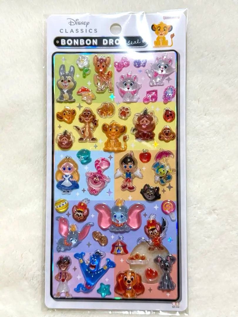 正規品　ボンボンドロップシール　ディズニークラシック