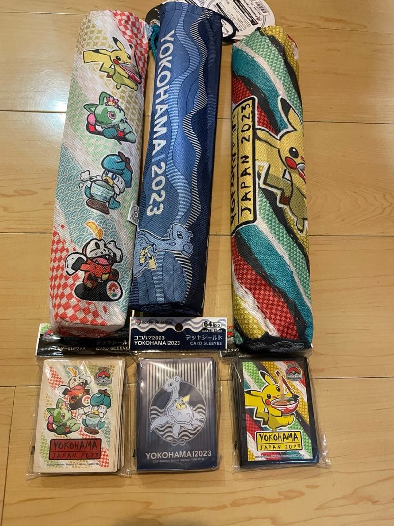6点セット　ポケモンカード　プレイマット スリーブ　横浜　限定品 WCS2023
