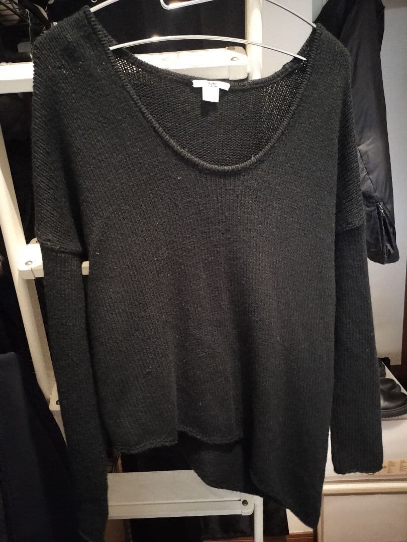 HELMUT LANG ブラックニット S