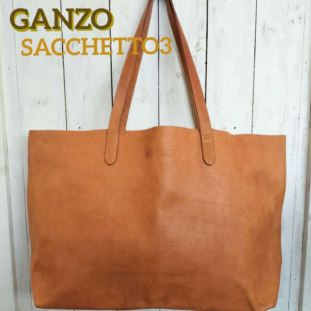 GANZO ガンゾ SACCHETTO3 サケット3 トートバッグ　本革　レザー