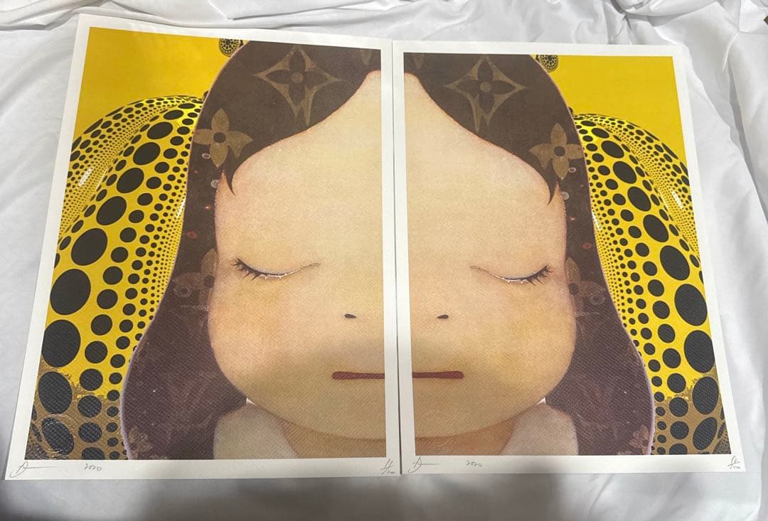 death nyc 現代アート　世界100枚限定　奈良美智　草間弥生　ヴィトン