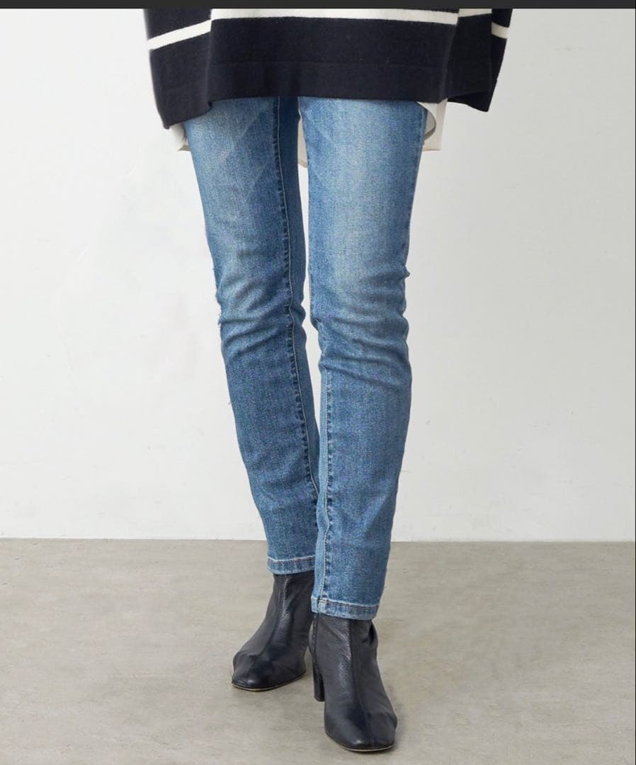 ビアズリー　デニムパギンス　ブルー サイズ２　レディース