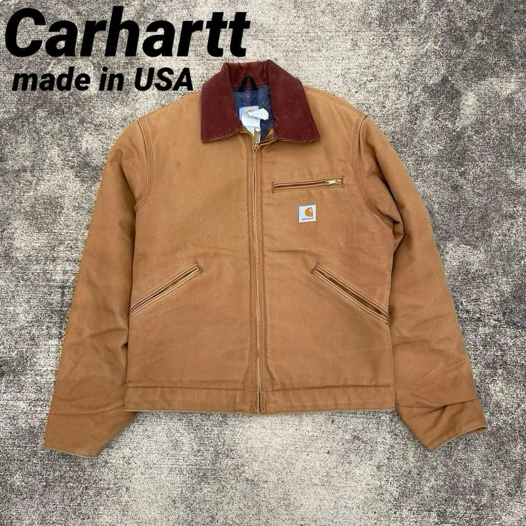 美品 カーハート デトロイトジャケット J001 BRN 2011年製 S - メルカリ