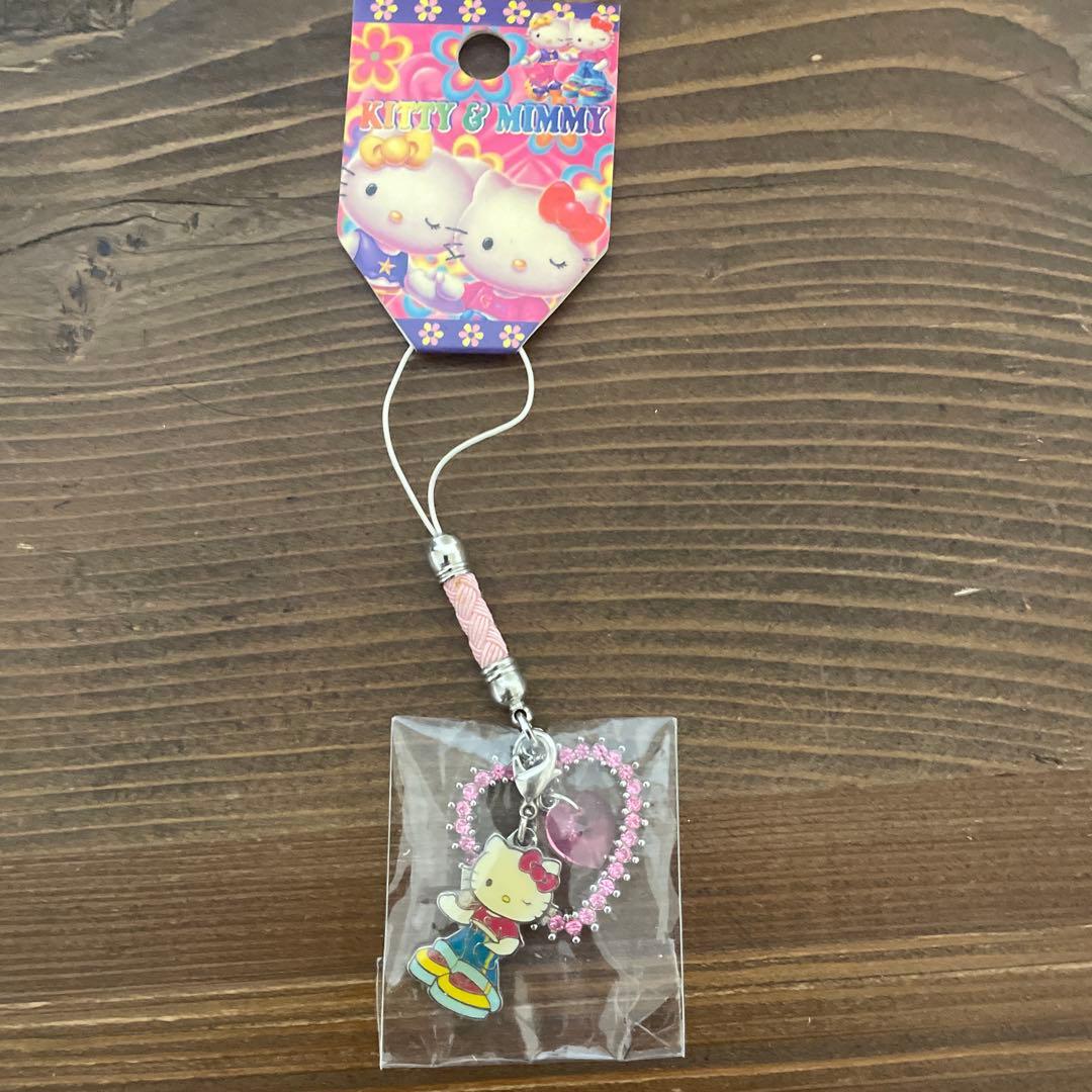 【希少】KITTY&MIMMY キーホルダー　2004 サンリオ　キティ　ミミー