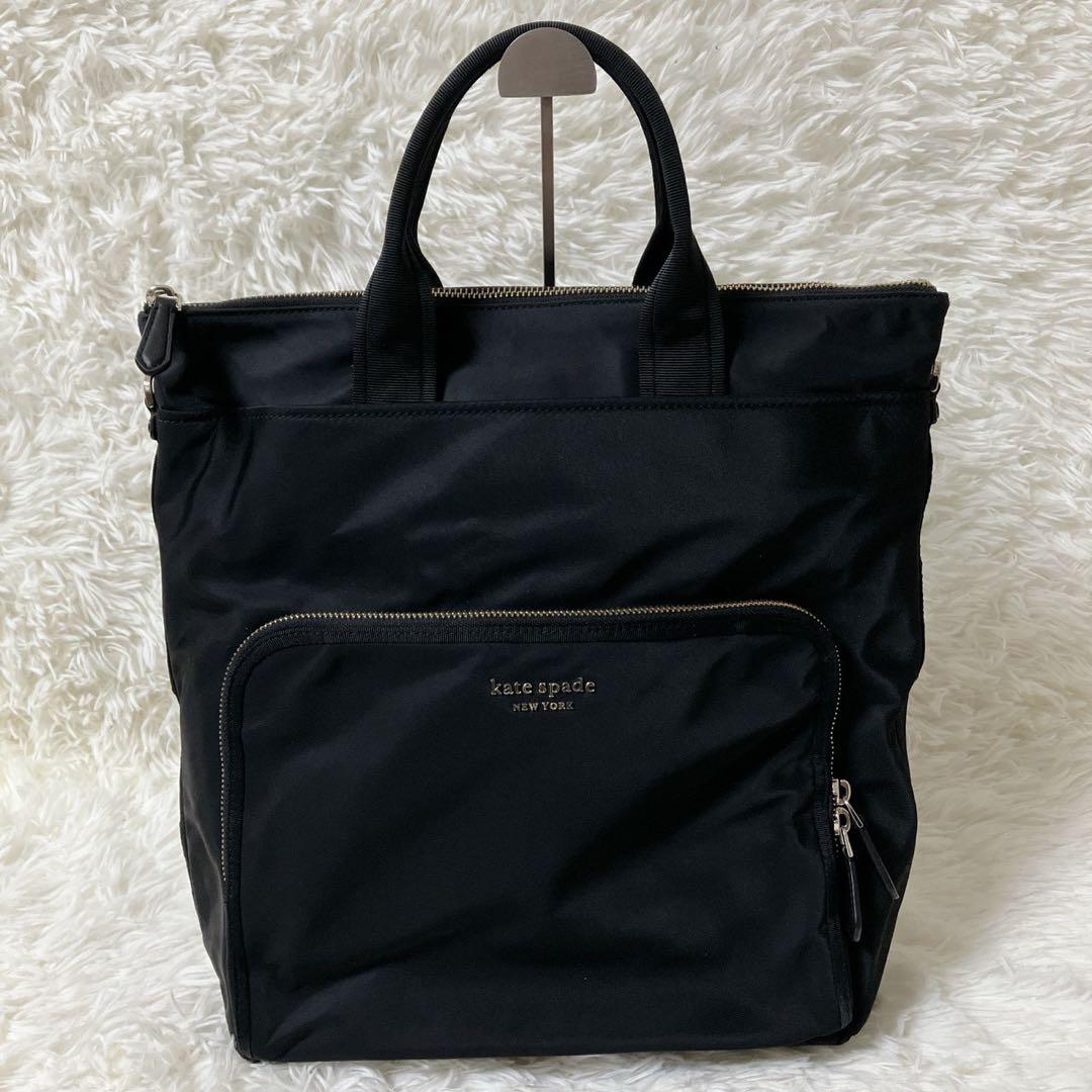 kate spade サム ナイロン コンバーチブル バックパック 黒 3way kate spade NEW YORK（ケイト・スペード ニューヨーク） デイバック