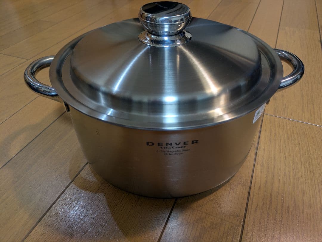 DENVER VitaCraft ステンレス両手鍋 蓋付き 24cm