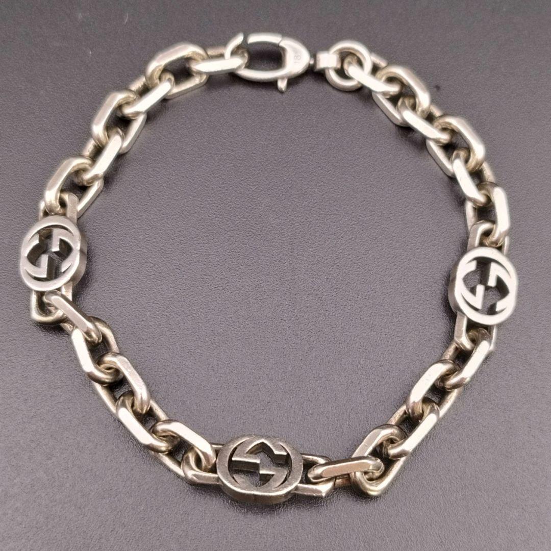 GUCCI グッチ ブレスレット インターロッキングG silver925