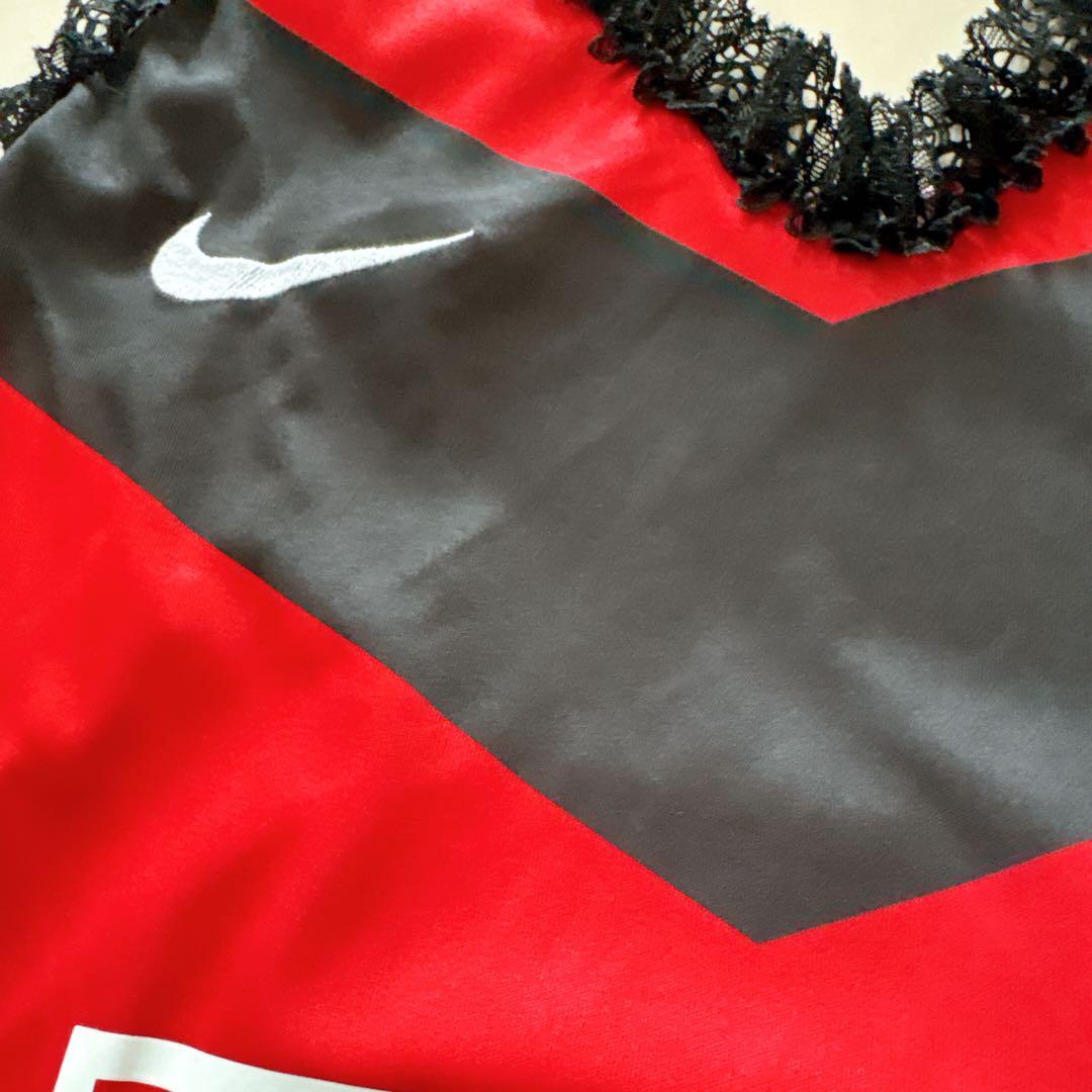 リメイク古着 y2k 平成ギャル レース 激かわいい 刺繍ロゴ セクシーエロ