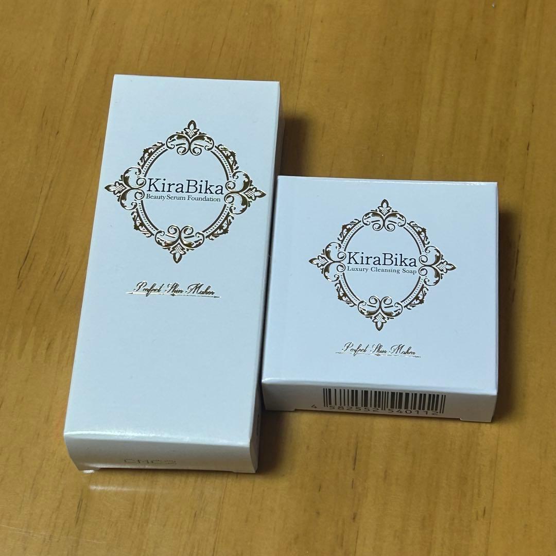 KiraBika Beauty Serum Foundation ＆ Soap きらびか ビューティーセラムファンデーション｜KiraBikaの使い方を