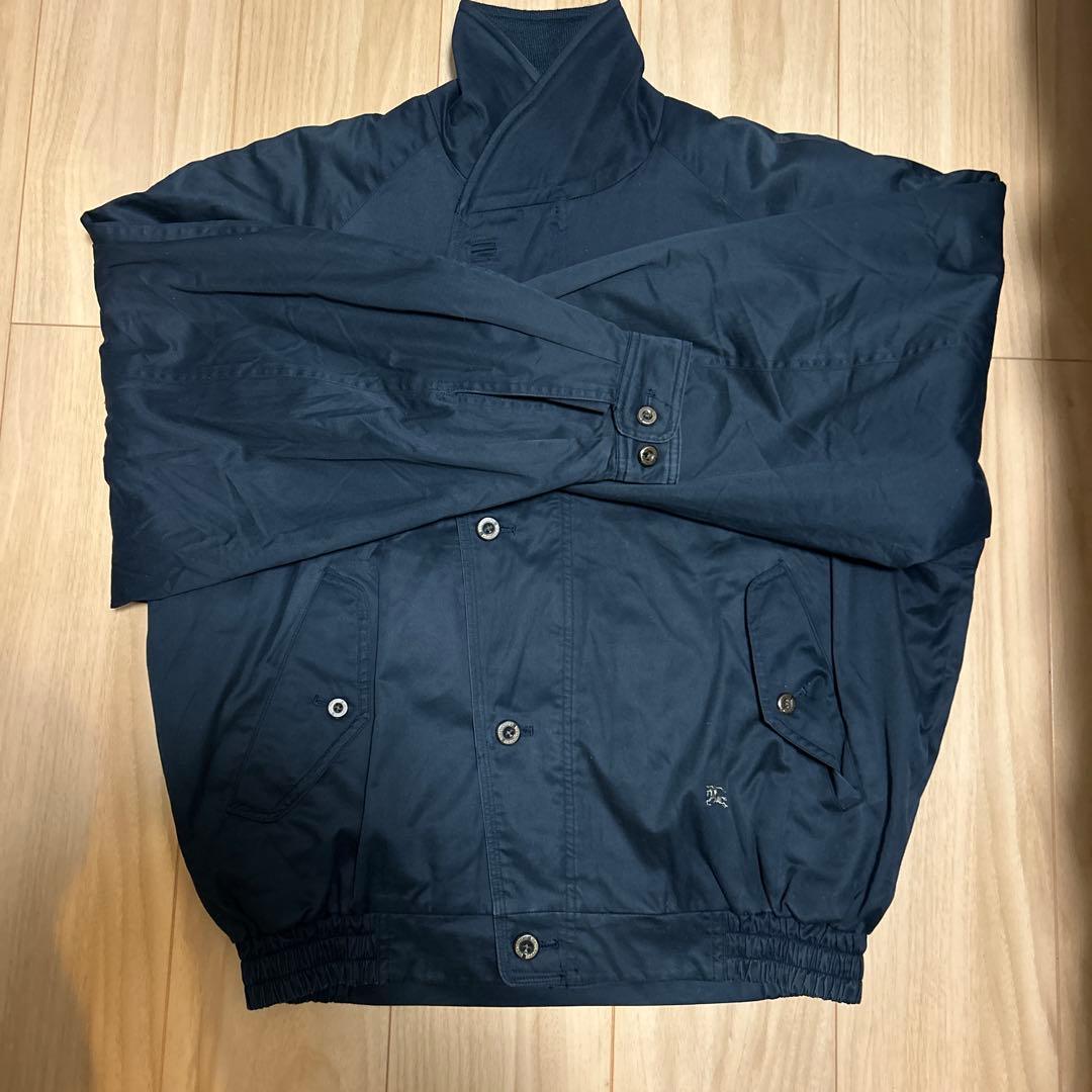 Burberrys ネイビー　ハリントンジャケット　M. 希少スペイン製 Burberrys'】ハリントンジャケット スイングトップ