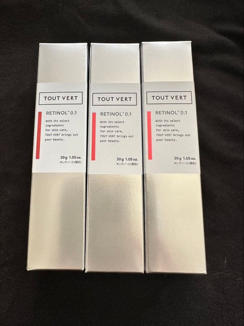 トゥヴェール　レチノール0.1 レチノショット　クリーム　30g 3本セット