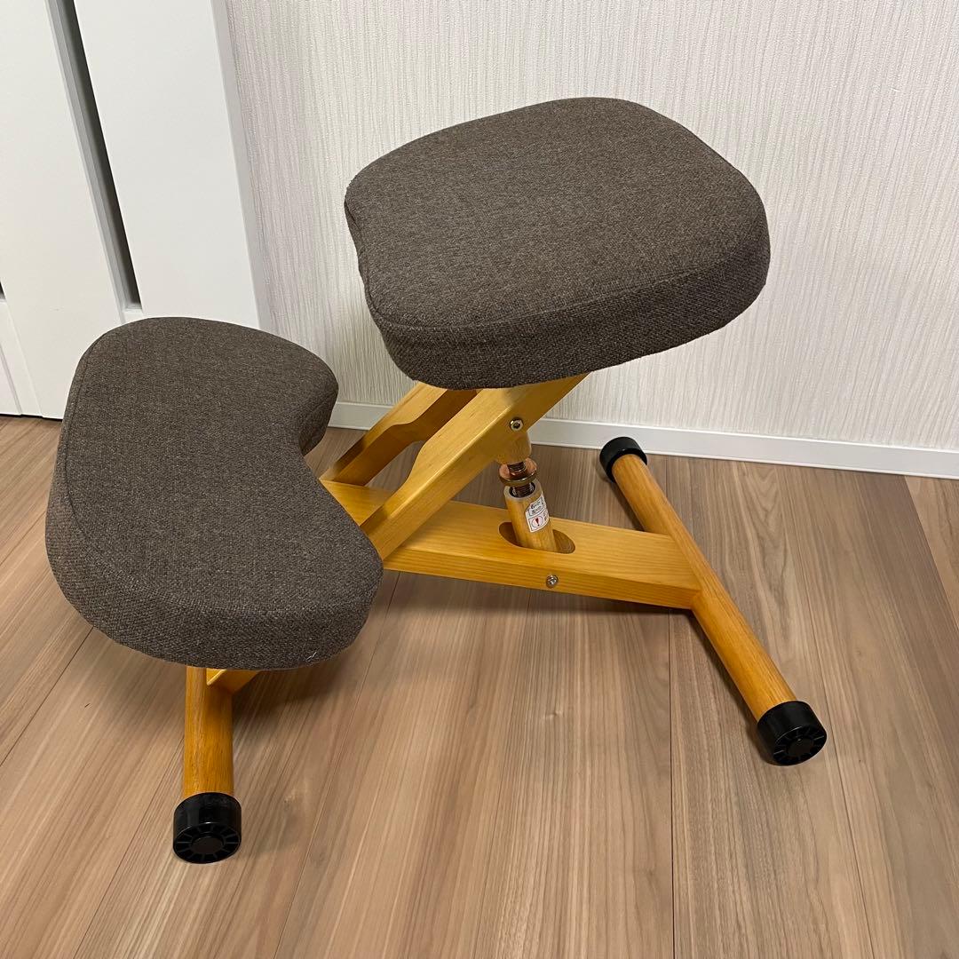 宮武製作所 プロポーションチェア キッズ　姿勢矯正 バランスチェア　ブラウン