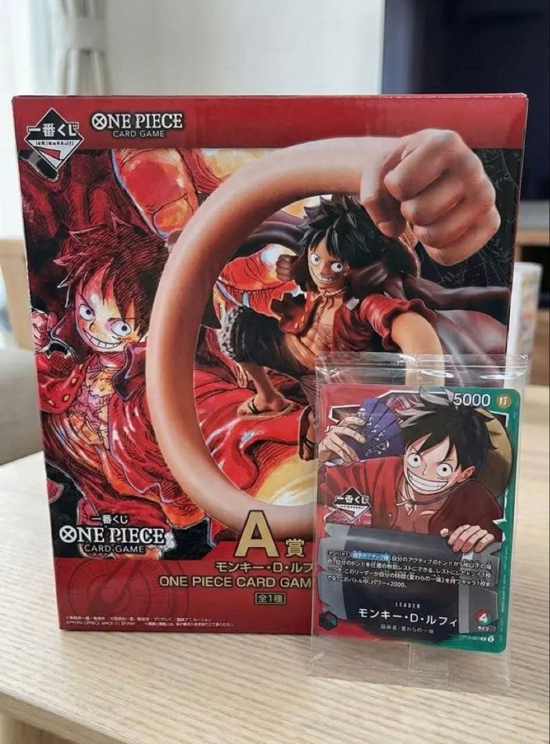 【一番くじ】 A賞ルフィ ワンピースカードゲーム プロモモンキー・D・ルフィ