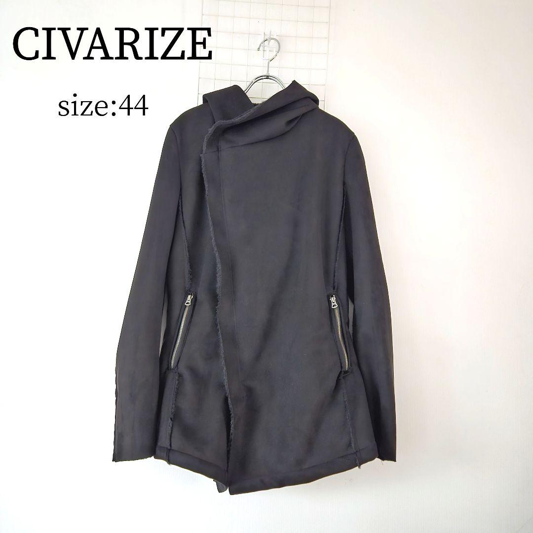 CIVARIZE シヴァーライズ フェイクムートンコート 黒 44 CIVARIZE（シヴァーライズ）楽天市場店