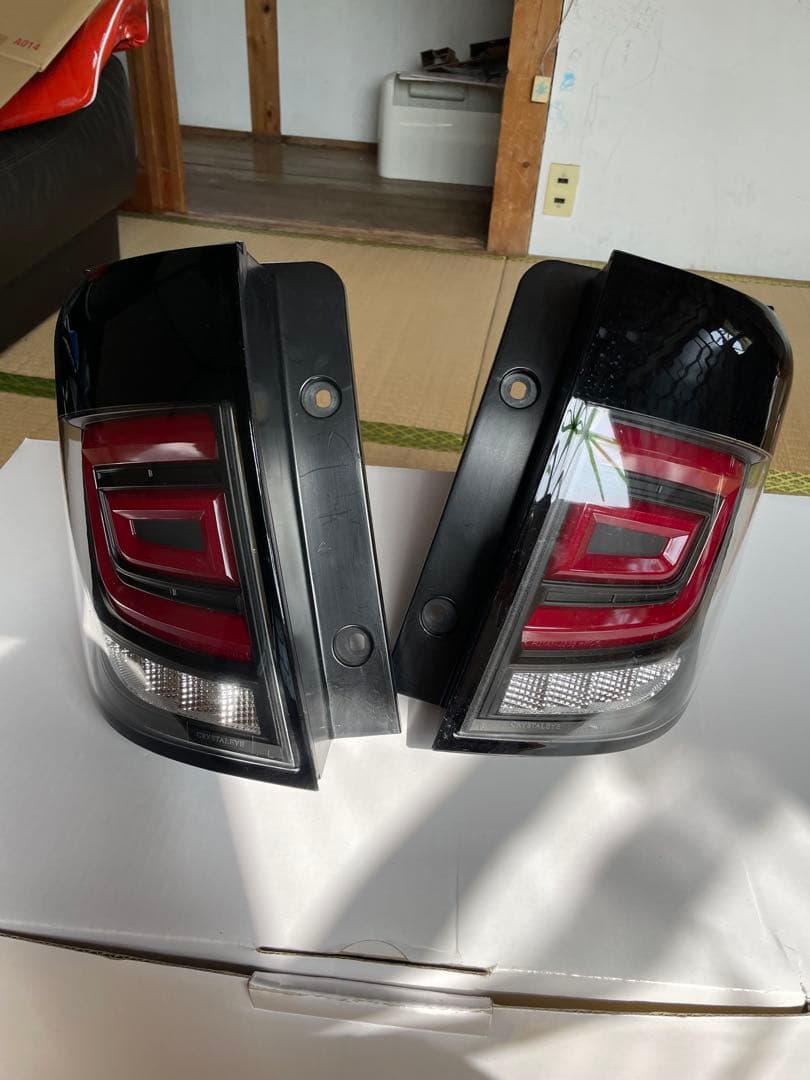 美品！アルファード20！ヴェルファイア！20系！テールランプ！シーケンシャル！ 20系 ヴェルファイア アルファード<BR>ファイバーフルLEDテールランプ