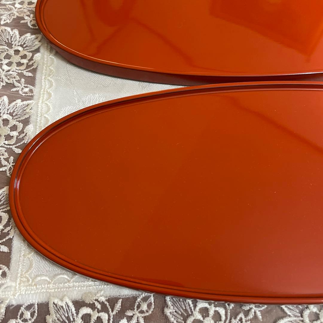 輪島塗 慶塚 楕円 お盆 5枚セット 前菜盆 オーバル 未使用 - メルカリ