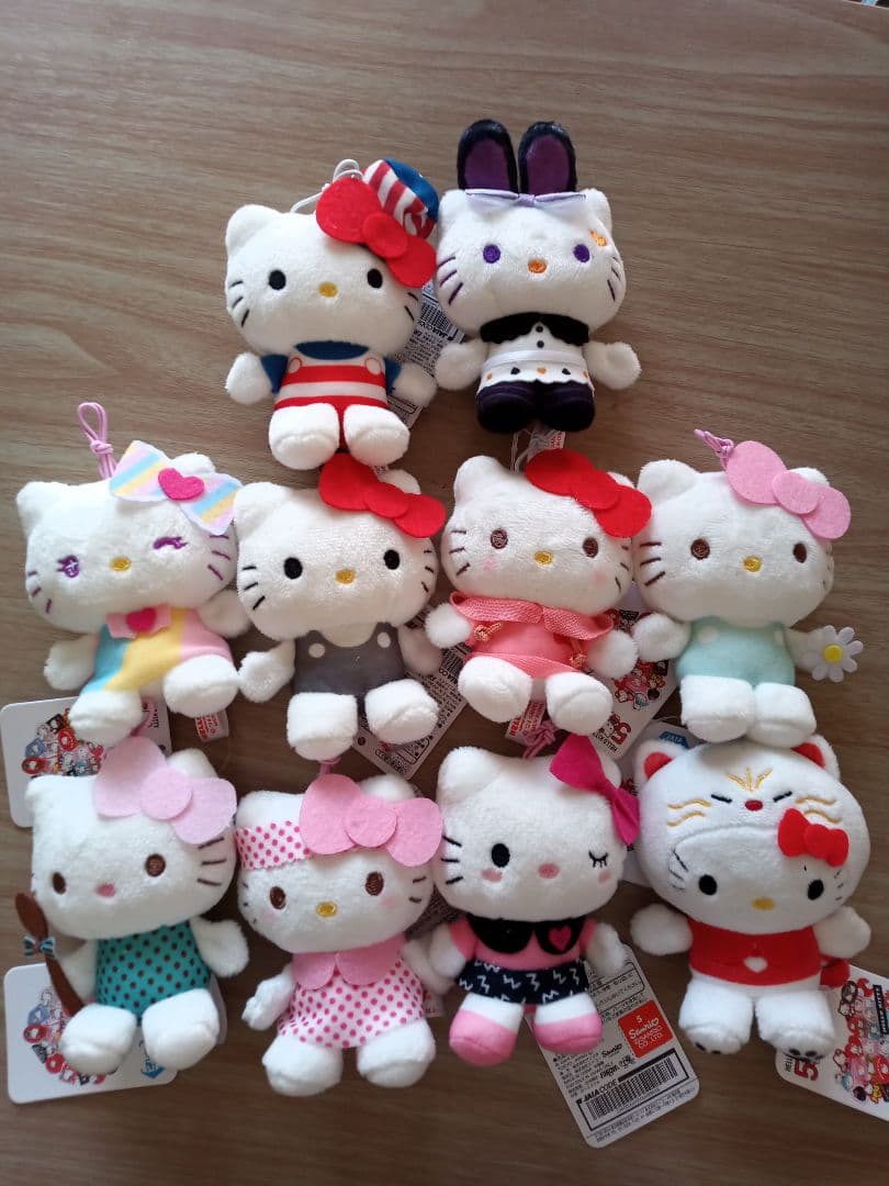 【セット割引】ハローキティ 50周年モーリーファンタジー限定 1０体