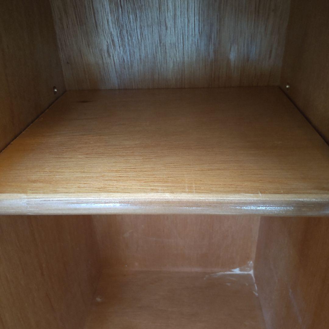 ラタン電話台】ガラス扉 籐 チェスト 昭和レトロ ヴィンテージ