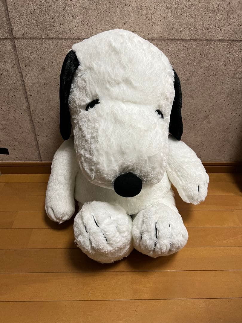 スヌーピー　XLサイズのぬいぐるみ　＋おまけ