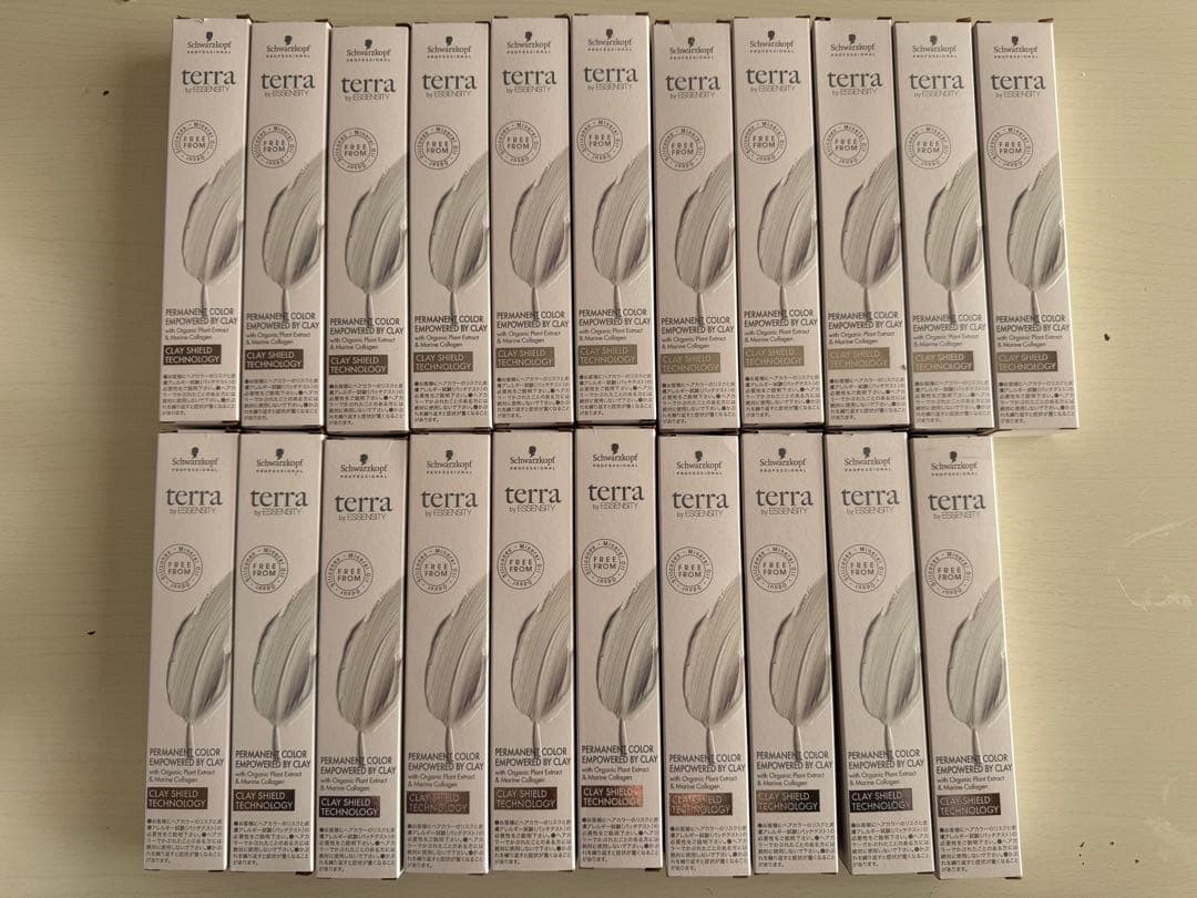 テラ エッセンシティ カラー剤 21本セット