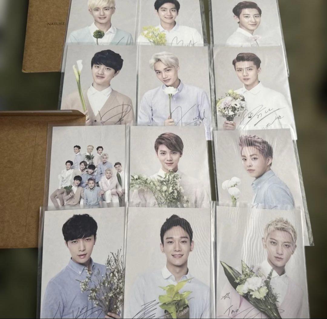 EXO NATURE REPUBLIC ポストカード コンプリートセット - メルカリ