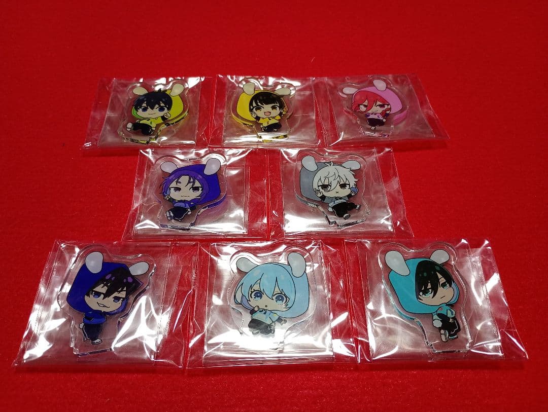 8種 ブルーロック ナムコ限定 スタンド付きミニアクリルプレート