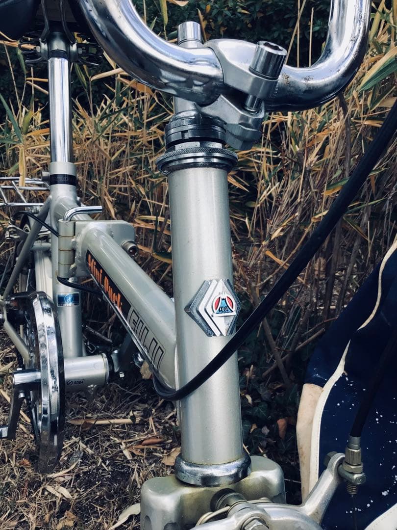 昭和レトロ 当時物 FUJI 折りたたみ自転車 ミニパック 専用輪行バッグ