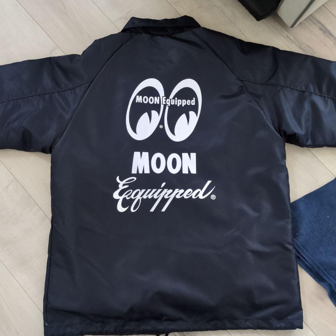 MOON Equipped 紺　ナイロンジャケット Lサイズ　ムーンアイズ