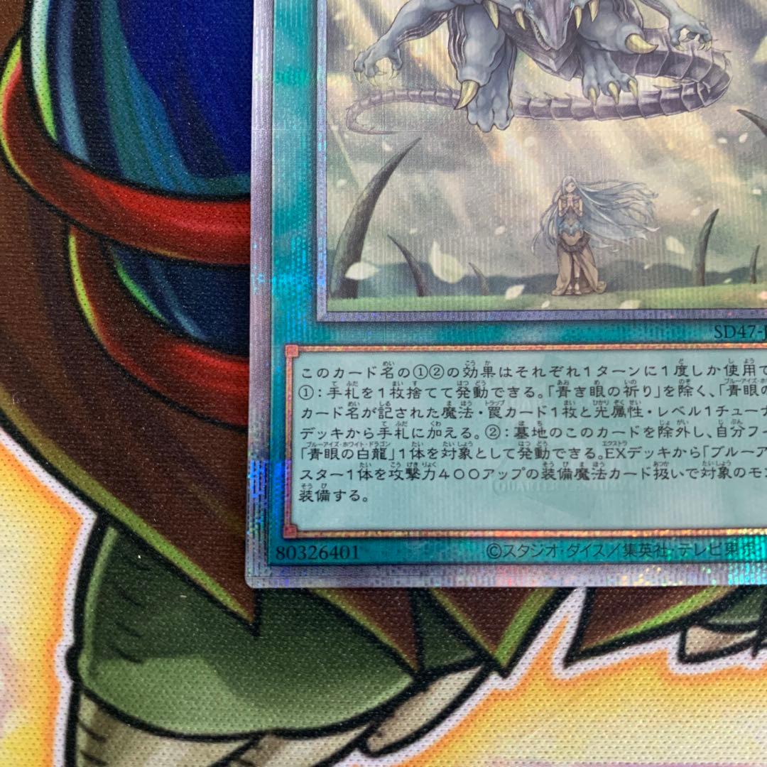 青き眼の祈り QCシク 25thシークレット クオシク ブルーアイズ 青眼